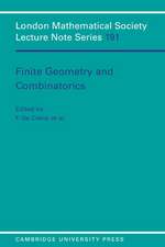 Finite Geometries and Combinatorics