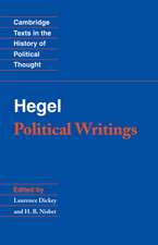 Hegel: Political Writings