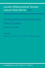 Combinatorial and Geometric Group Theory, Edinburgh 1993