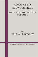 Advances in Econometrics: Volume 2: Fifth World Congress