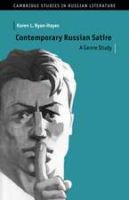 Contemporary Russian Satire: A Genre Study