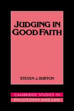 Judging in Good Faith