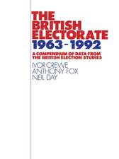 The British Electorate, 1963–1992: A Compendium of Data from the British Election Studies