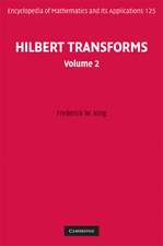 Hilbert Transforms: Volume 2