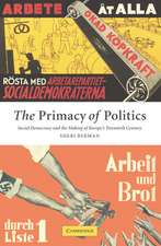 The Primacy of Politics: Social Democracy and the Making of Europe's Twentieth Century