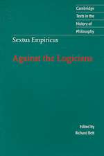 Sextus Empiricus: Against the Logicians