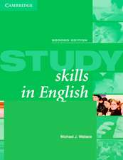 Study Skills in English Student's book: A Course in Reading Skills for Academic Purposes