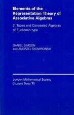 Elements of the Representation Theory of Associative Algebras: Volume 2, Tubes and Concealed Algebras of Euclidean type