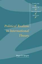 Political Realism in International Theory