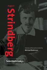 August Strindberg: Selected Essays