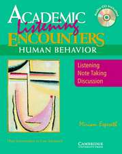 Academic Encounters Human Behavior Student's Book with Audio CD: Listening, Note Taking, and Discussion