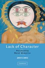 Lack of Character: Personality and Moral Behavior