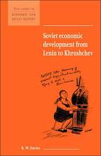 Soviet Economic Development from Lenin to Khrushchev