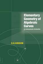 Elementary Geometry of Algebraic Curves: An Undergraduate Introduction