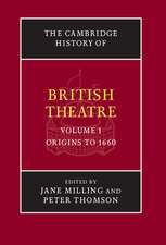 The Cambridge History of British Theatre