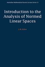 Introduction to the Analysis of Normed Linear Spaces