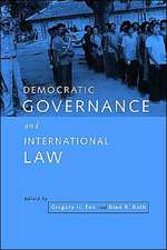 Democratic Governance and International Law