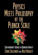 Physics Meets Philosophy at the Planck Scale: Contemporary Theories in Quantum Gravity