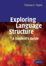 Exploring Language Structure: A Student's Guide