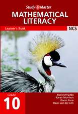 Study and Master Mathematical Literacy Grade 10 Learner's Book