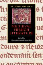 The Cambridge Companion to Medieval French Literature