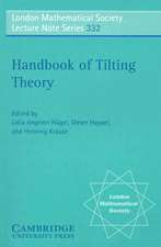 Handbook of Tilting Theory