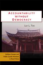 Accountability without Democracy: Solidary Groups and Public Goods Provision in Rural China