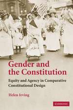 Gender and the Constitution: Equity and Agency in Comparative Constitutional Design