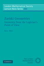 Zariski Geometries: Geometry from the Logician's Point of View