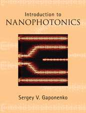 Introduction to Nanophotonics