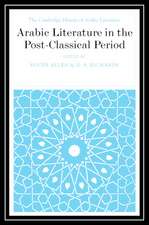 Arabic Literature in the Post-Classical Period