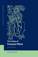 The Poetry of François Villon: Text and Context