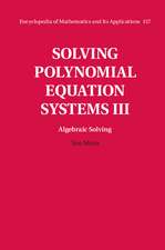 Solving Polynomial Equation Systems