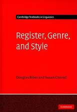 Register, Genre, and Style 