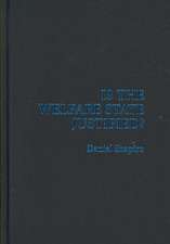 Is the Welfare State Justified?