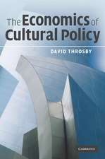 The Economics of Cultural Policy