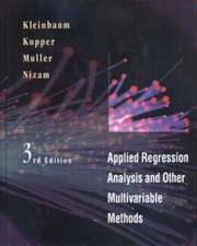 Applied Regression Analysis and Multivariable Methods