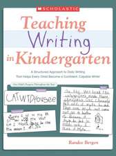 Teaching Writing in Kindergarten