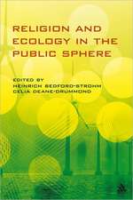 Religion and Ecology in the Public Sphere