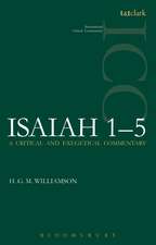 Isaiah 1-5 (ICC): A Critical and Exegetical Commentary