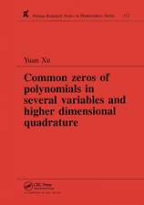 Common Zeros of Polynominals in Several Variables and Higher Dimensional Quadrature