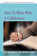 How to Write with a Collaborator