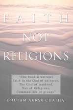 Faith Not Religions