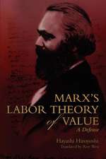 Marx's Labor Theory of Value