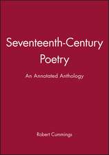 Seventeenth–Century Poetry – An Annotated Anthology