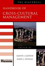 Blackwell Handbook of Cross–Cultural Management