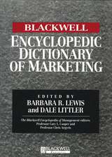 The Blackwell Encyclopedic Dictionary of Marketing