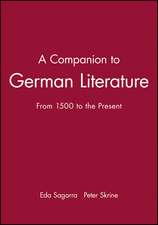 A Companion to German Literature