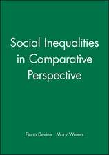 Social Inequalities in Comparative Perspective