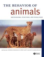 The Behavior of Animals: Mechanisms, Function And Evolution